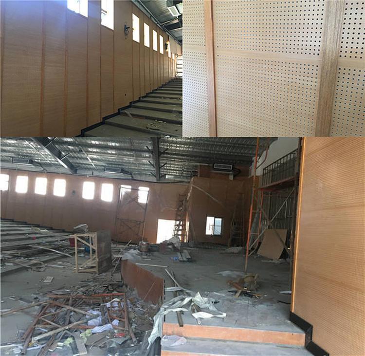 山東淄博報(bào)告廳防火木質(zhì)吸音板聲學(xué)工程 山東淄博報(bào)告廳防火木質(zhì)吸音板聲學(xué)工程