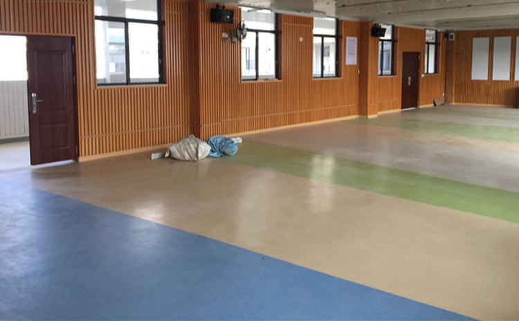 湖北黃石學校舞蹈室槽木吸音板聲學工程-1 湖北黃石學校舞蹈室槽木吸音板聲學工程-1